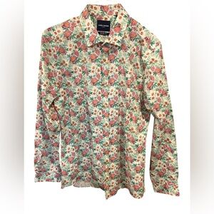 Harry Brown London Slim Fit Size Large Floral
Long Sleeve Button Down Shirt